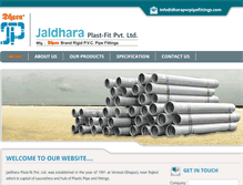 Tablet Screenshot of dharapvcpipefittings.com